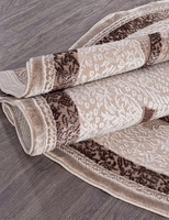 Ковер Armina 04048 dark brown овал