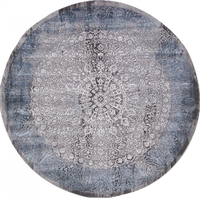 Ковер Armina 03878 blue/blue круг