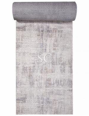 Ковровая дорожка Alanya 22403A white/ grey shr